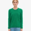 T-shirt classique en laine mérinos pour femme - Vert Kelly