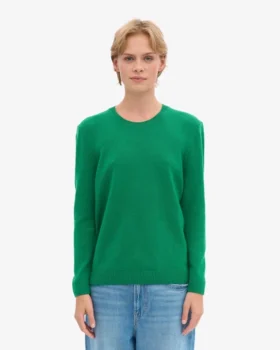 T-shirt classique en laine mérinos pour femme – Vert Kelly