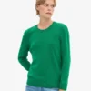 T-shirt classique en laine mérinos pour femme - Vert Kelly