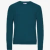 T-shirt classique en laine mérinos - Vert océan