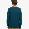 T-shirt classique en laine mérinos - Vert océan