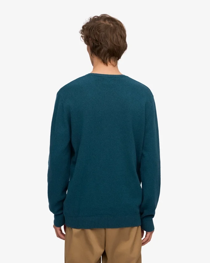 T-shirt classique en laine mérinos - Vert océan