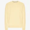 T-shirt à col rond Classic Organic en coton bio - Jaune pâle