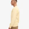T-shirt à col rond Classic Organic en coton bio - Jaune pâle