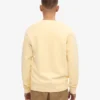 T-shirt à col rond Classic Organic en coton bio - Jaune pâle