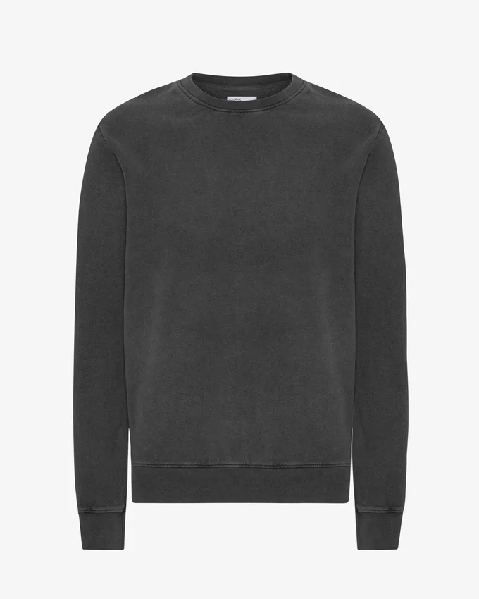 T-shirt à col rond Classic Organic - Noir délavé