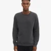 T-shirt à col rond Classic Organic - Noir délavé