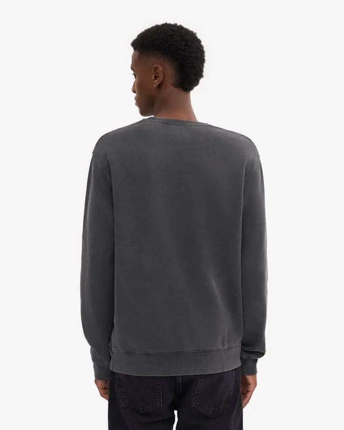 T-shirt à col rond Classic Organic - Noir délavé