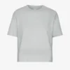 T-shirt court ample bio - Gris délavé