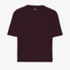T-shirt court ample bio - Rouge sang de bœuf