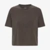 T-shirt court ample en coton bio - Faded Mud