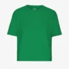 T-shirt court ample en coton bio - Vert Kelly