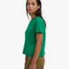 T-shirt court ample en coton bio - Vert Kelly