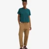 T-shirt court ample en coton bio - Vert océan