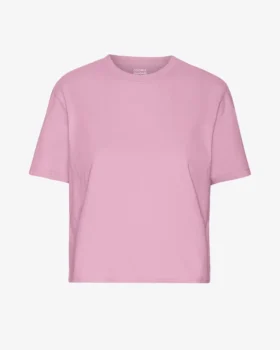 T-shirt court et ample en coton bio - Fleur de cerisier