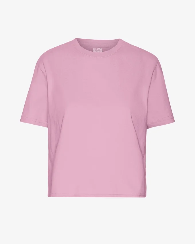 T-shirt court et ample en coton bio - Fleur de cerisier