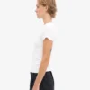 T-shirt côtelé bio - Blanc optique