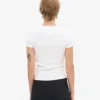 T-shirt côtelé bio - Blanc optique