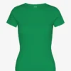 T-shirt en maille côtelée bio - Vert Kelly