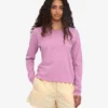 T-shirt à manches longues bio pour femme - Fleur de cerisier