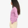 T-shirt à manches longues bio pour femme - Fleur de cerisier