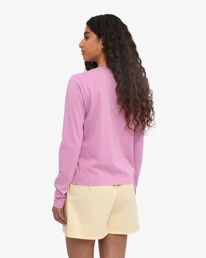 T-shirt à manches longues bio pour femme - Fleur de cerisier