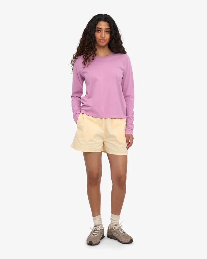 T-shirt à manches longues bio pour femme - Fleur de cerisier