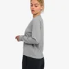 T-shirt à manches longues bio pour femme - Gris chiné