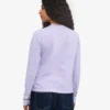 T-shirt à manches longues bio pour femme - Lavande pâle