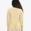 T-shirt à manches longues bio pour femme - Soft Yellow