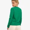 T-shirt à manches longues bio pour femme - Vert Kelly