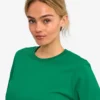 T-shirt à manches longues bio pour femme - Vert Kelly
