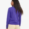 T-shirt à manches longues bio pour femme - Violet ultra