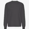 T-shirt à manches longues oversize en coton bio - Gris lave