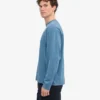 T-shirt à manches longues oversize en coton bio - Indigo délavé