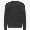 T-shirt à manches longues oversize en coton bio - Noir délavé