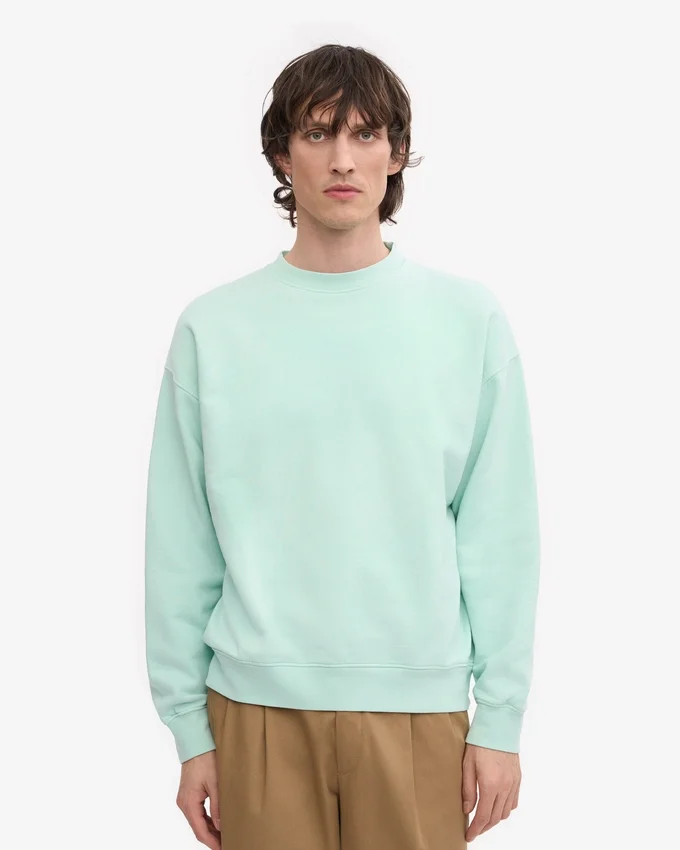 T-shirt oversize bio - Aqua clair