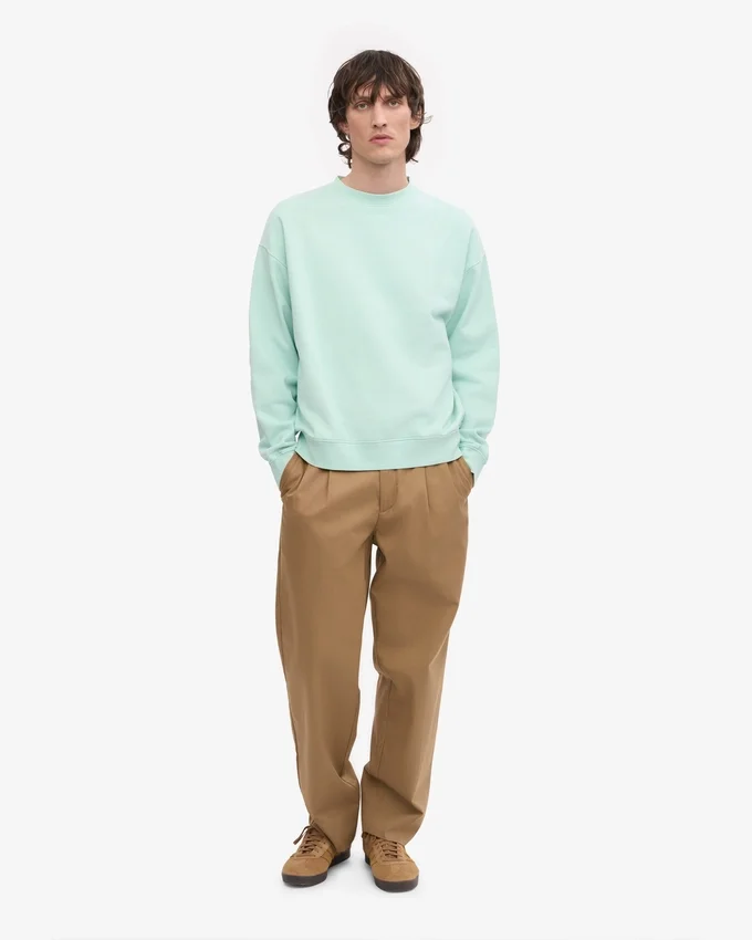 T-shirt oversize bio - Aqua clair