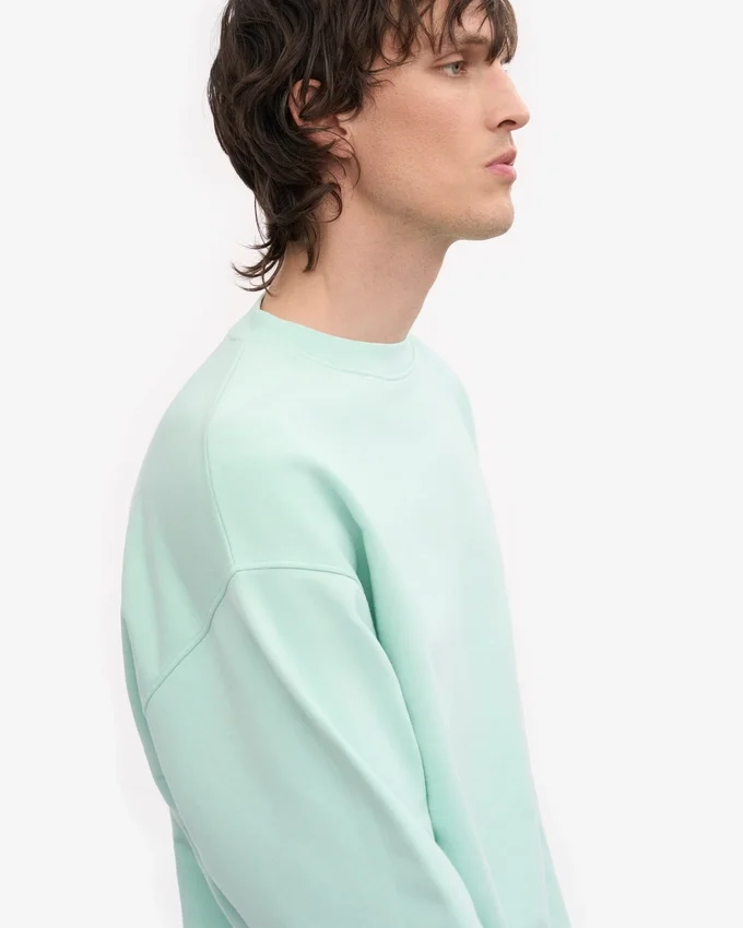T-shirt oversize bio - Aqua clair