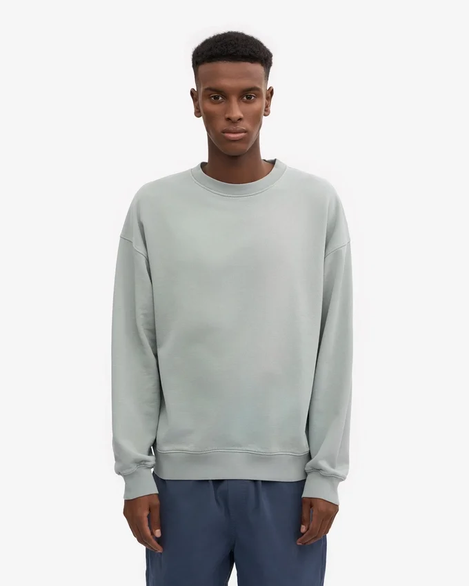 T-shirt oversize bio - Bleu acier