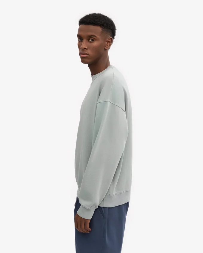 T-shirt oversize bio - Bleu acier