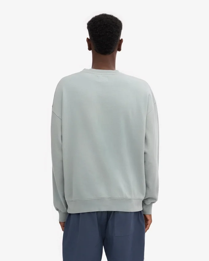 T-shirt oversize bio - Bleu acier