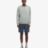 T-shirt oversize bio - Bleu acier