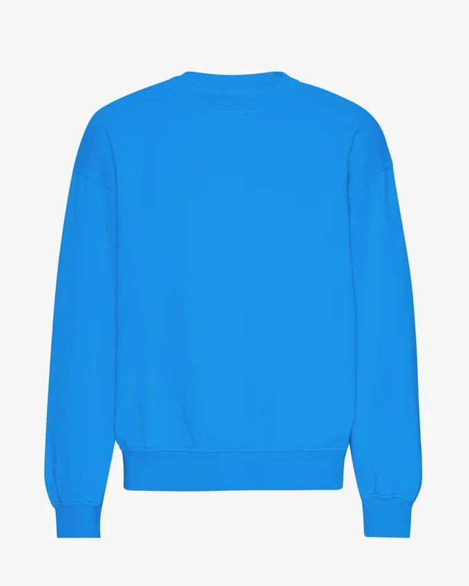 T-shirt oversize bio - Bleu Pacifique