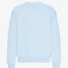 T-shirt oversize bio - Bleu polaire