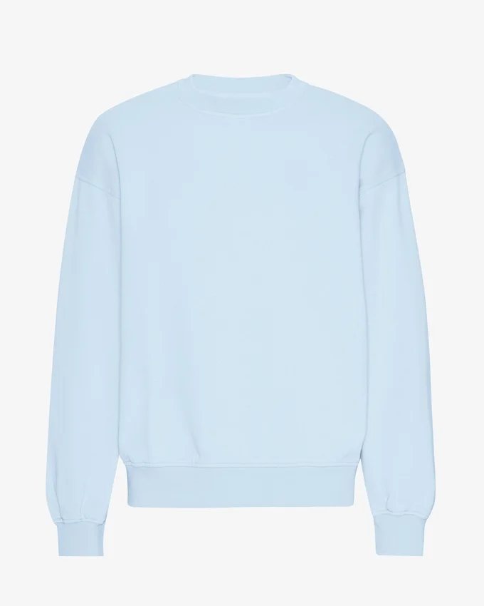 T-shirt oversize bio - Bleu polaire