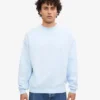 T-shirt oversize bio - Bleu polaire