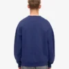 T-shirt oversize bio à col rond - Bleu marine