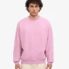 T-shirt oversize bio à col rond - Fleur de cerisier