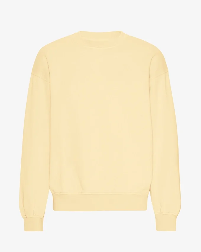 T-shirt oversize bio - Jaune pâle